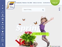 Tablet Screenshot of ci.fridley.mn.us